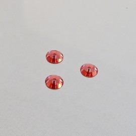 Eclat percé cristal Padparascha 5 mm