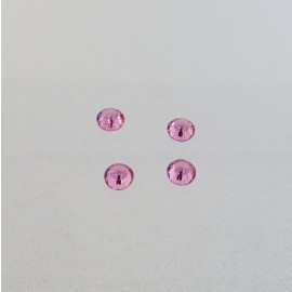 Eclat percé cristal rose 5 mm