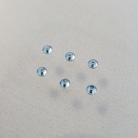 Eclat percé cristal aquamarine 3 mm