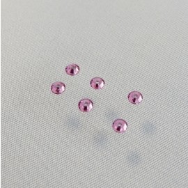 Eclat percé cristal rose 3 mm