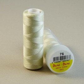 Cotton thread cream color Dare Dare n°76