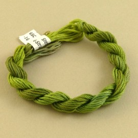 6 strands cotton color-changing green tea n°16