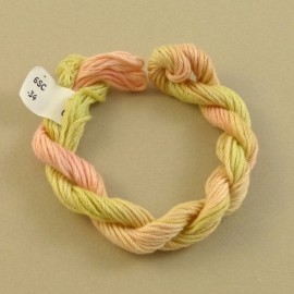6 strands cotton ivory and light pink n°34