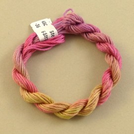 6 strands cotton from light green to light pink n°36