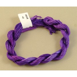 Medium perlé rayon purple color-changing