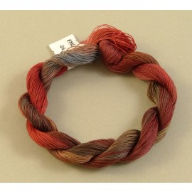Fine mercerized cotton from brown to red n°06