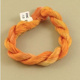 Fine mercerized cotton color-changing orange n°13