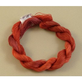 Fine mercerized cotton color-changing pinky red n°14