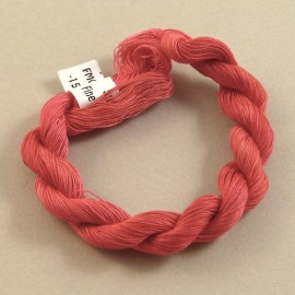Fine mercerized cotton color-changing red n°15