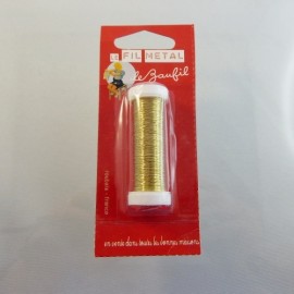 Thin brass thread gold 0,2 mm « Le Beaufil »