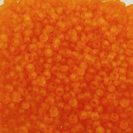 Seed bead 2,2 mm orange matte 