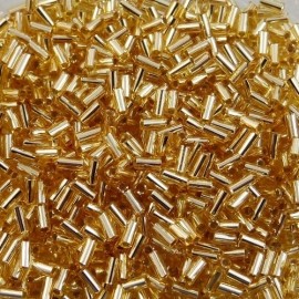 Miyuki bugle beads 3 mm S/L gold