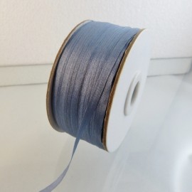 Silk ribbon 4 mm bardiglio blue 