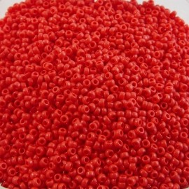 Seed bead Miyuki 15/0 opaque red