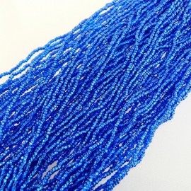 Seed bead 2 mm S/L dark blue on strand