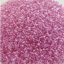Seed bead Miyuki 15/0 sparkle rose lined crystal