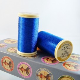 Metallized thread navy blue Au Chinois n° 240