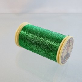 Metallized thread lawn green Au Chinois n° 300
