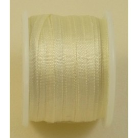 Silk ribbon 2 mm ivory