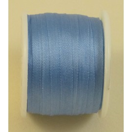 Silk ribbon 4 mm blue sky