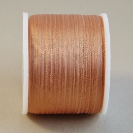 Silk ribbon 4 mm apricot