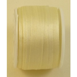 Silk ribbon 7 mm ivory