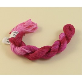 Viscose ribbon 4 mm fushia color-changing