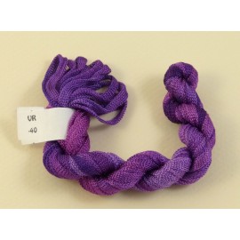 Viscose ribbon 4 mm purple color-changing