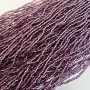 Seed bead 2 mm S/L purple on strand