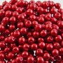 Vintage bead dark red 4 mm